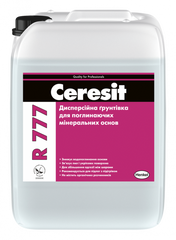 Дисперсионная грунтовка для впитывающих основ Ceresit R 777 10 л
