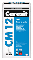 Клейова суміш для плитки Ceresit CM 12 Gres 25 кг