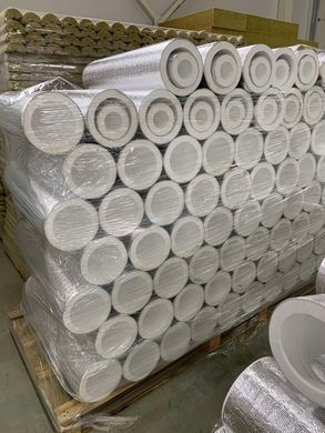 Утеплитель для труб из пенопласта с фольгой Lamisol d.57 мм толщиной 50мм
