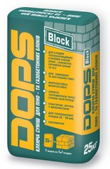 Клейова суміш для блоків Поліпласт DOPS Block 25 кг