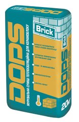 Теплоізоляційна суміш для кладки керамоблоків DOPS Brick 20 кг