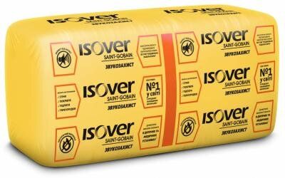 Вата минеральная ISOVER Звукозащита 50х610х1170 мм