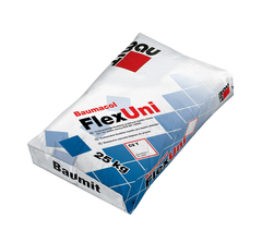 Высокоэластичная клеевая смесь для большой плитки Baumit FlexUni 25 кг
