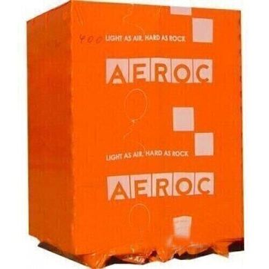 Стеновой блок AEROC D500 паз-гребень 400х200х600 мм (Обухов)