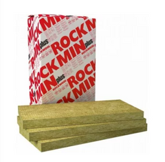 Базальтовый утеплитель Rockwool Rockmin 100х1000х600мм (6 м2/уп), Коричневый