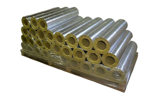 Базальтовий утеплювач для труб з фольгою d. 89 Lamisol товщиною 70 мм